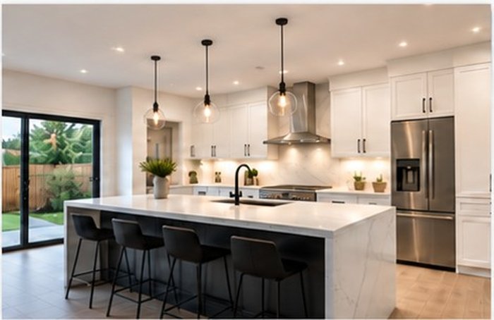 Renovated modern kitchen