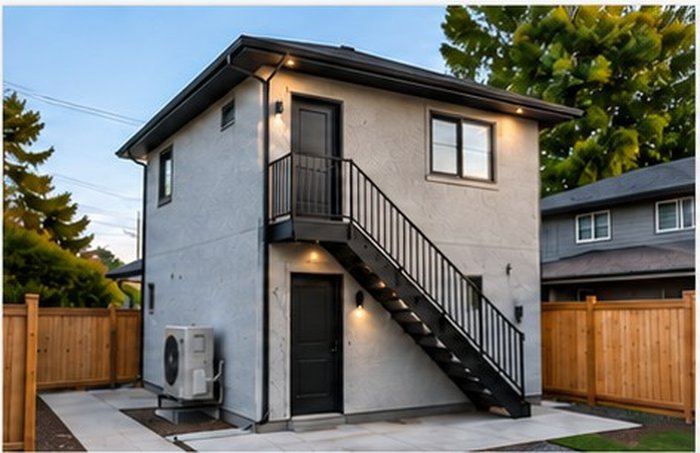 Modern laneway house
