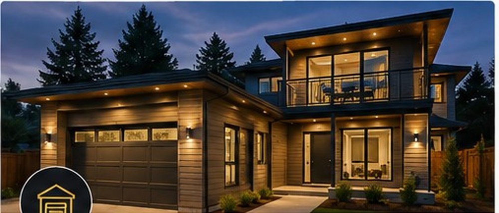 Home addition with attached double garage